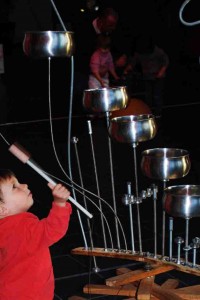 3-percussion bois métal - installation interactive médiathèque